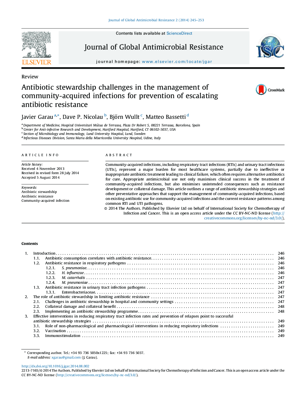 Antibiotic stewardship challenges in the management of community-acquired infections for prevention of escalating antibiotic resistance