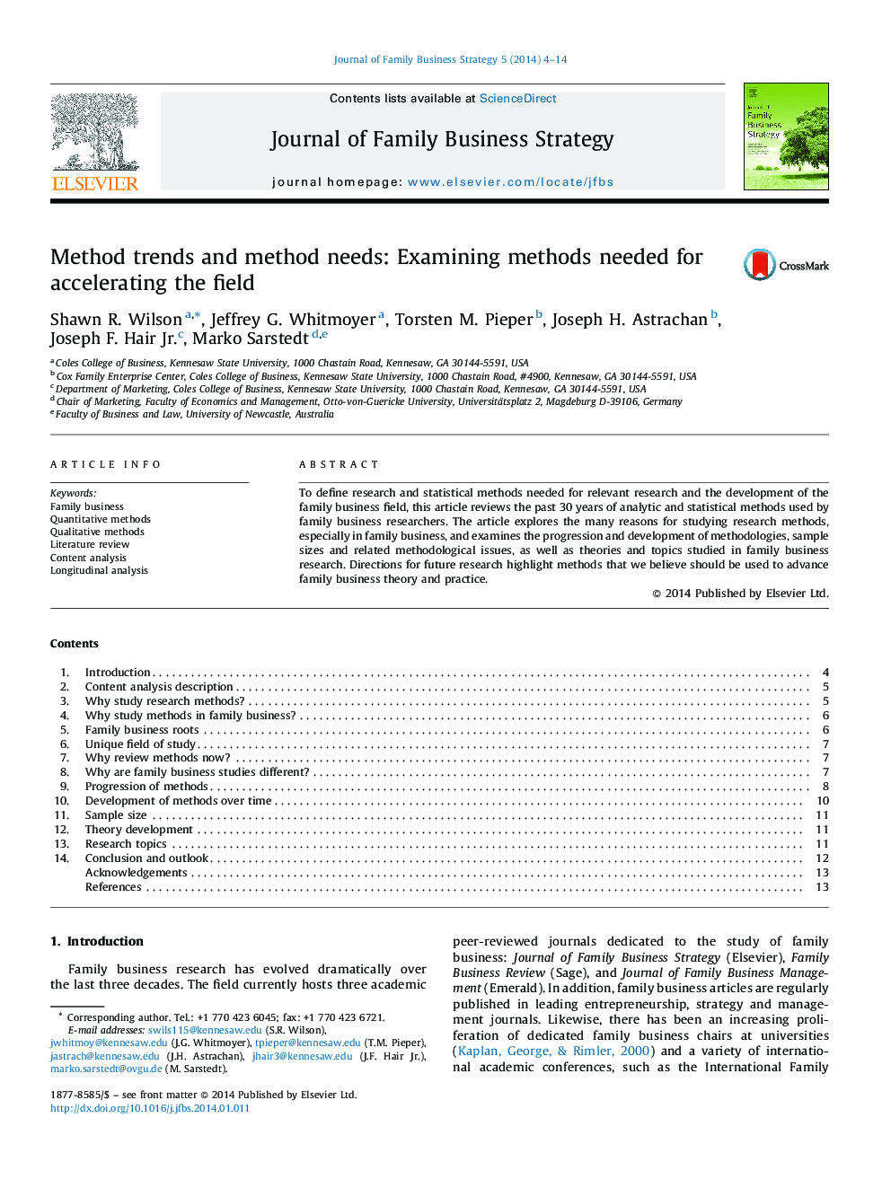 Method trends and method needs: Examining methods needed for accelerating the field