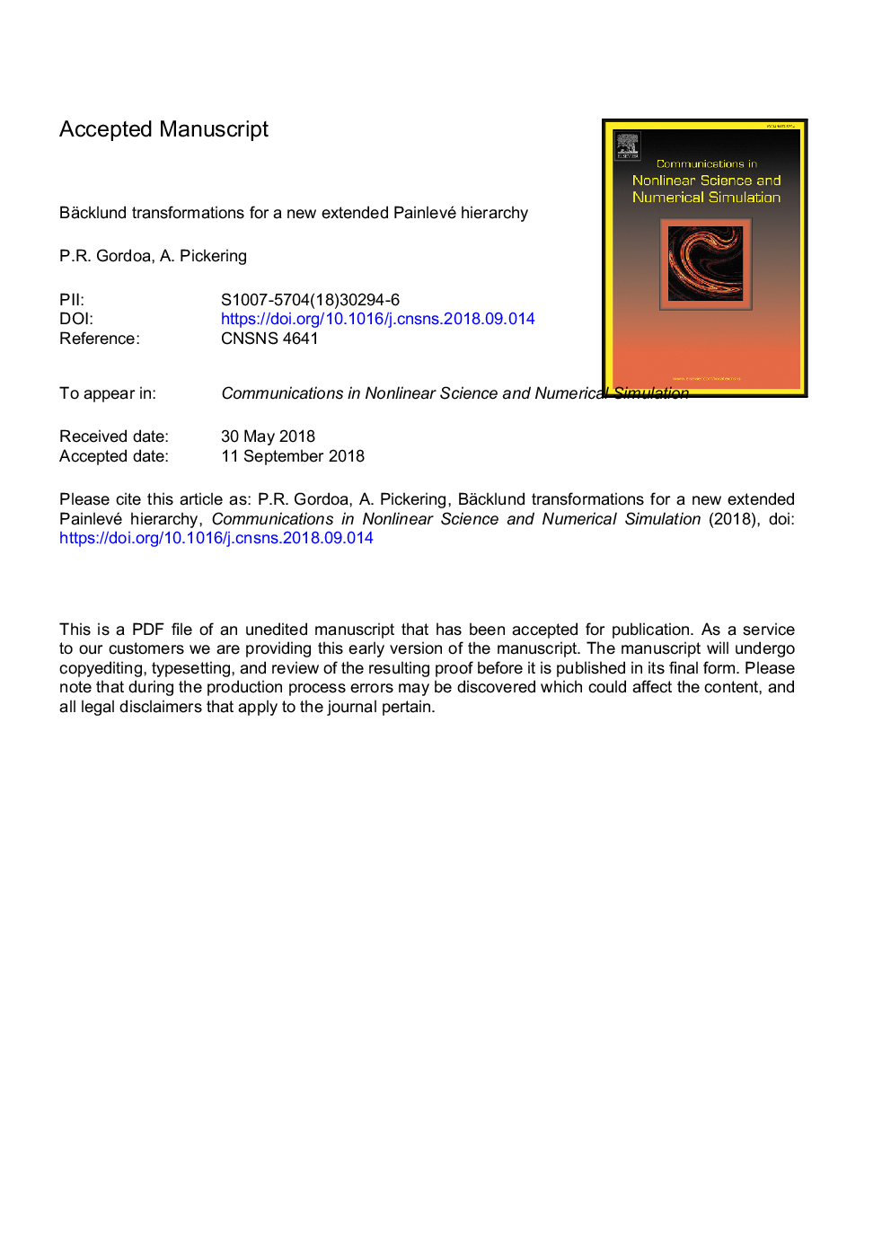 Bäcklund transformations for a new extended Painlevé hierarchy