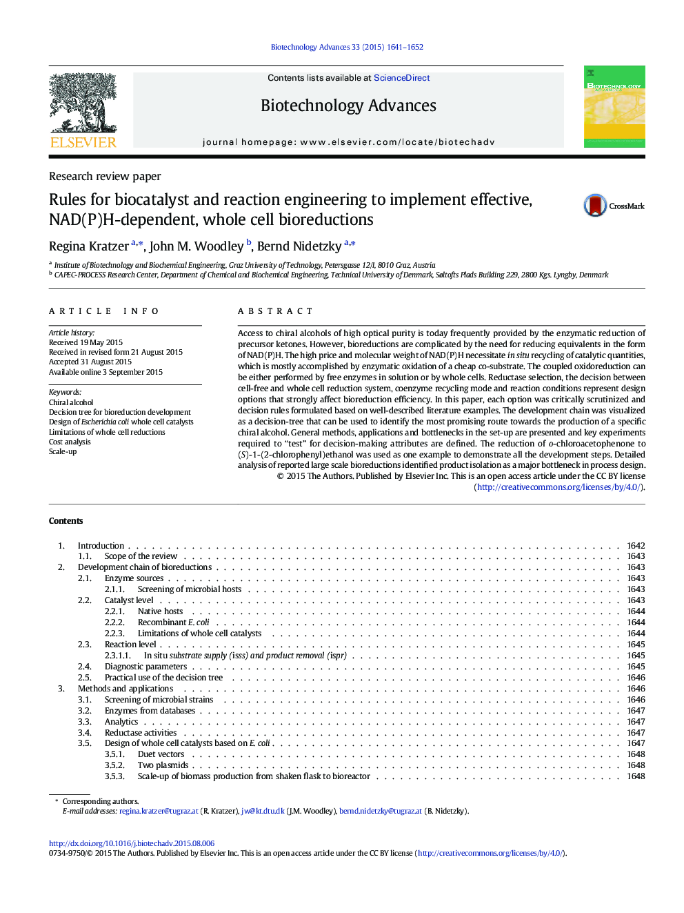 Rules for biocatalyst and reaction engineering to implement effective, NAD(P)H-dependent, whole cell bioreductions