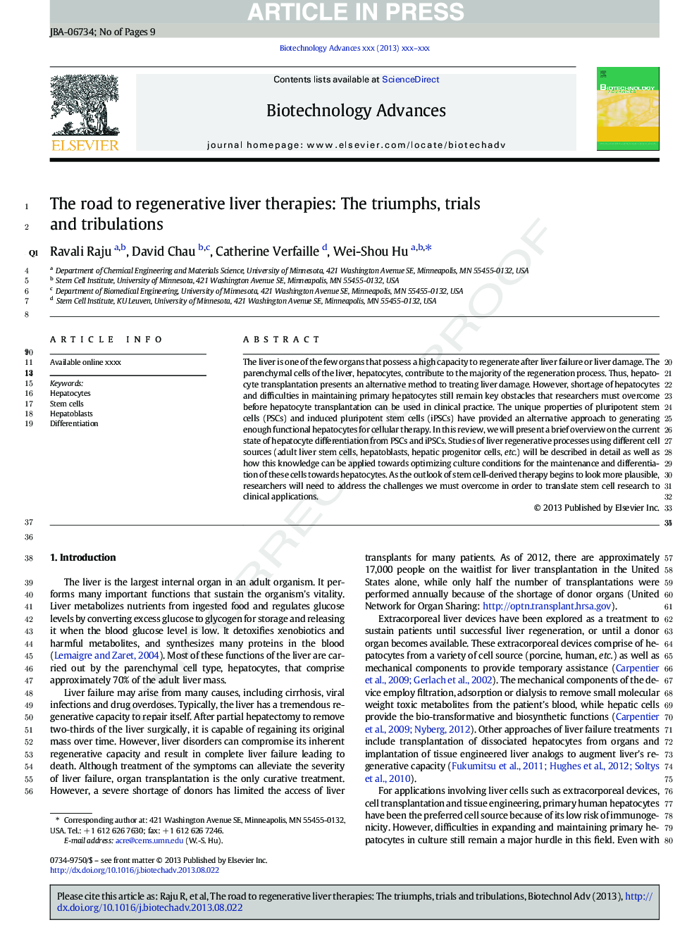 The road to regenerative liver therapies: The triumphs, trials and tribulations