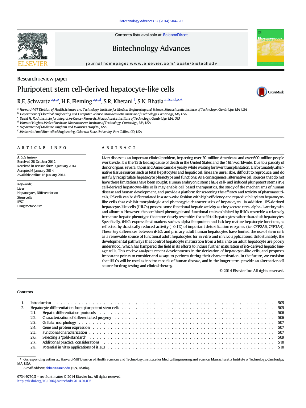 Pluripotent stem cell-derived hepatocyte-like cells