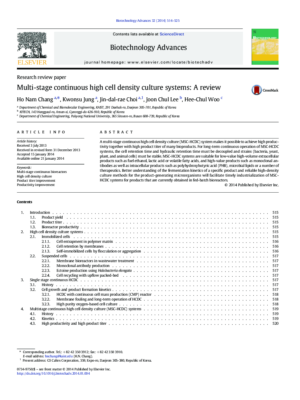 Multi-stage continuous high cell density culture systems: A review