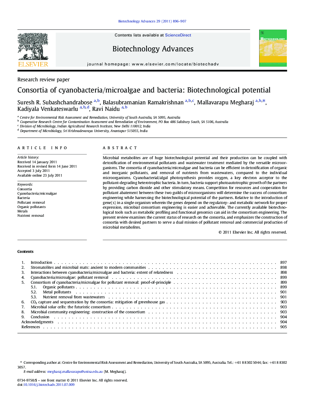 Consortia of cyanobacteria/microalgae and bacteria: Biotechnological potential