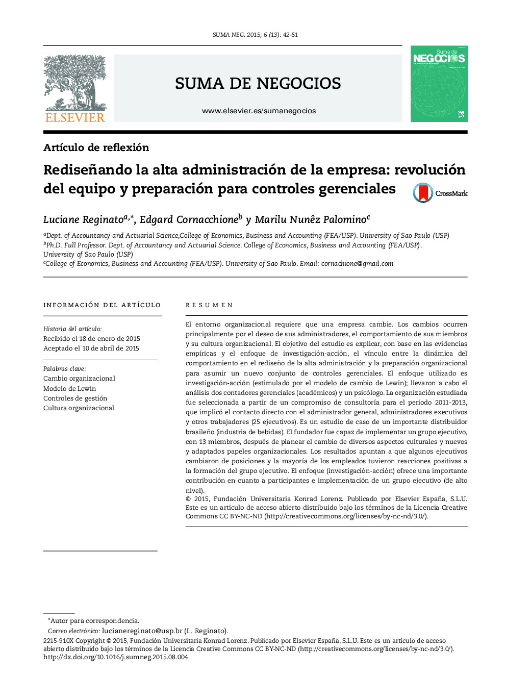 Rediseñando la alta administración de la empresa: revolución del equipo y preparación para controles gerenciales