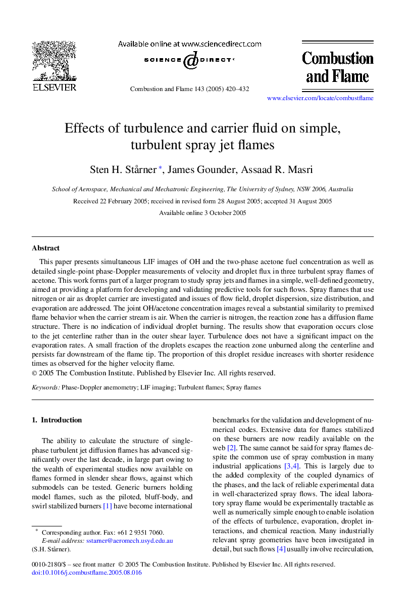 Effects of turbulence and carrier fluid on simple, turbulent spray jet flames