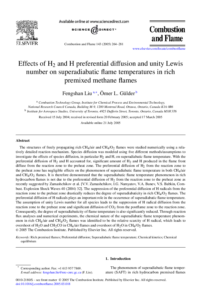 Effects of H2 and H preferential diffusion and unity Lewis number on superadiabatic flame temperatures in rich premixed methane flames