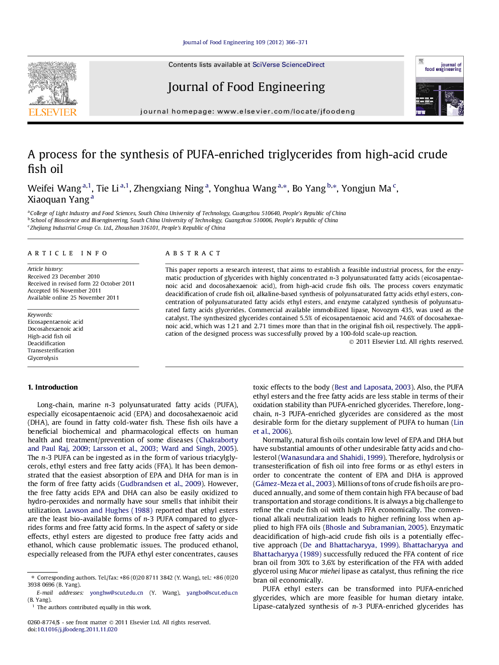 A process for the synthesis of PUFA-enriched triglycerides from high-acid crude fish oil