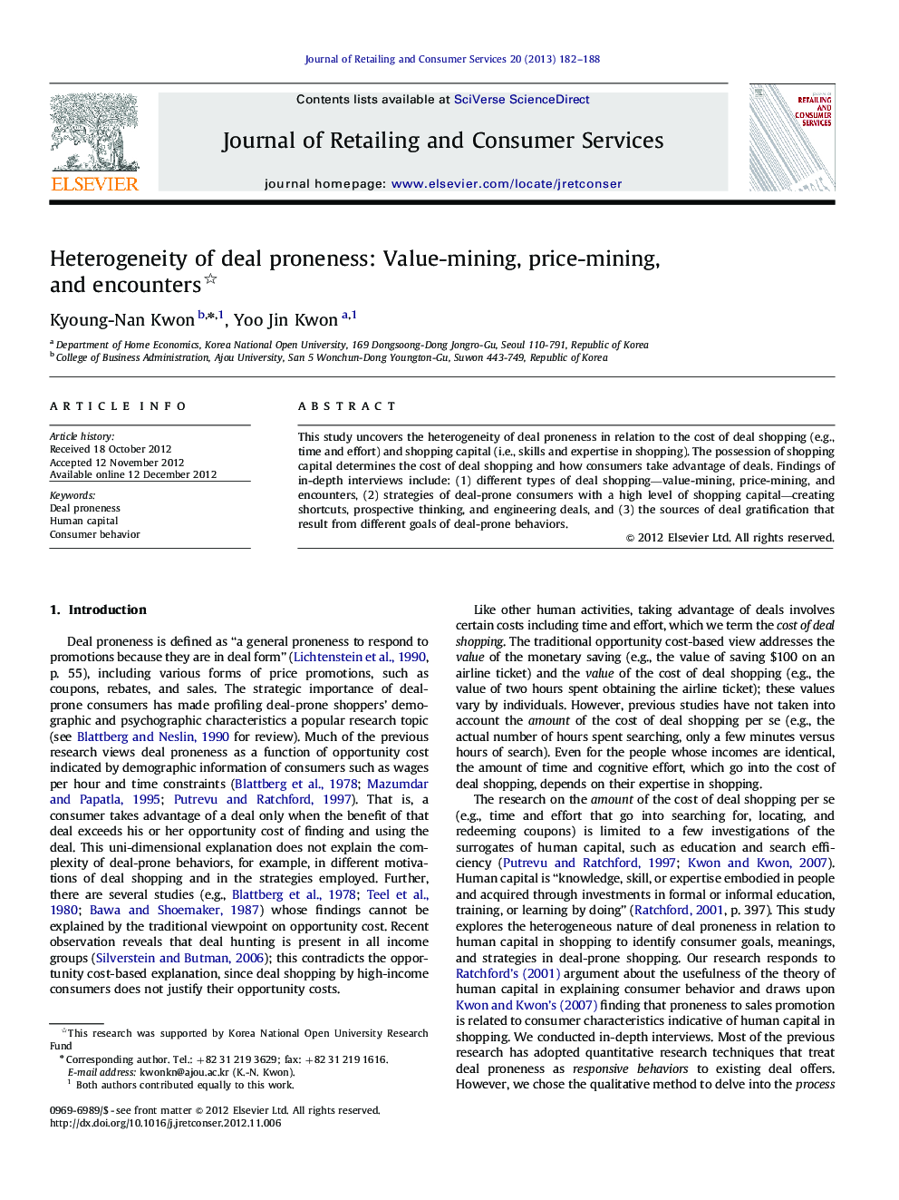 Heterogeneity of deal proneness: Value-mining, price-mining, and encounters 