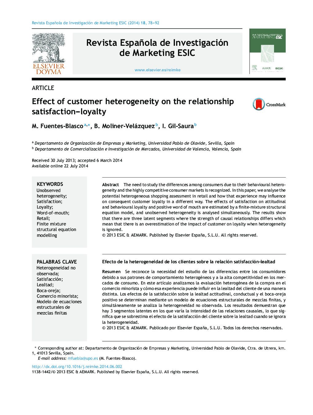 Effect of customer heterogeneity on the relationship satisfaction–loyalty