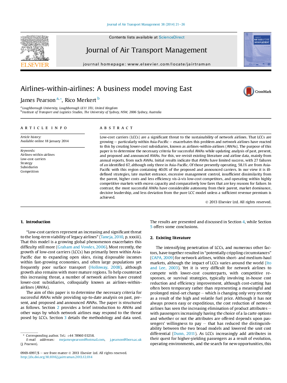 Airlines-within-airlines: A business model moving East