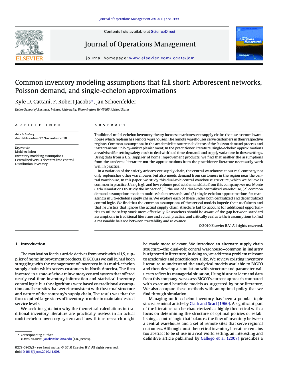 Common inventory modeling assumptions that fall short: Arborescent networks, Poisson demand, and single-echelon approximations