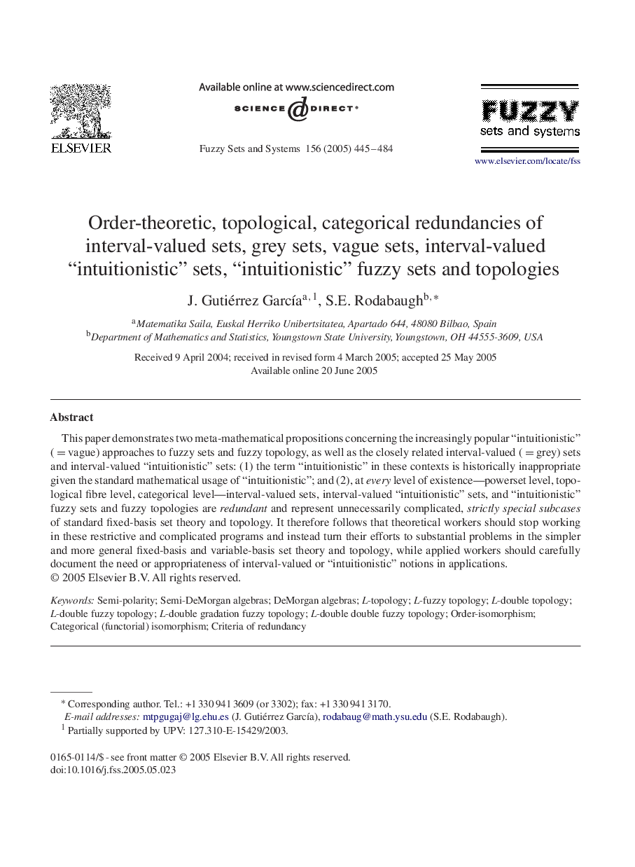 Order-theoretic, topological, categorical redundancies of interval-valued sets, grey sets, vague sets, interval-valued “intuitionistic” sets, “intuitionistic” fuzzy sets and topologies