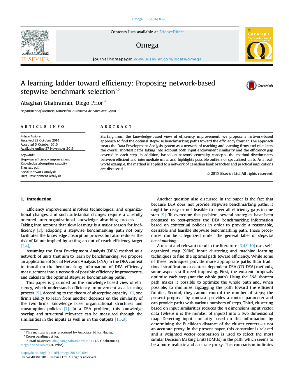 A learning ladder toward efficiency: Proposing network-based stepwise benchmark selection 