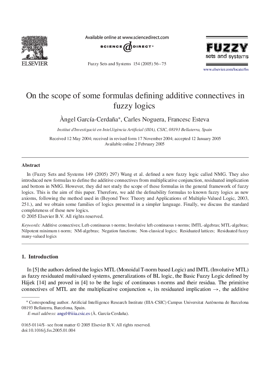 On the scope of some formulas defining additive connectives in fuzzy logics