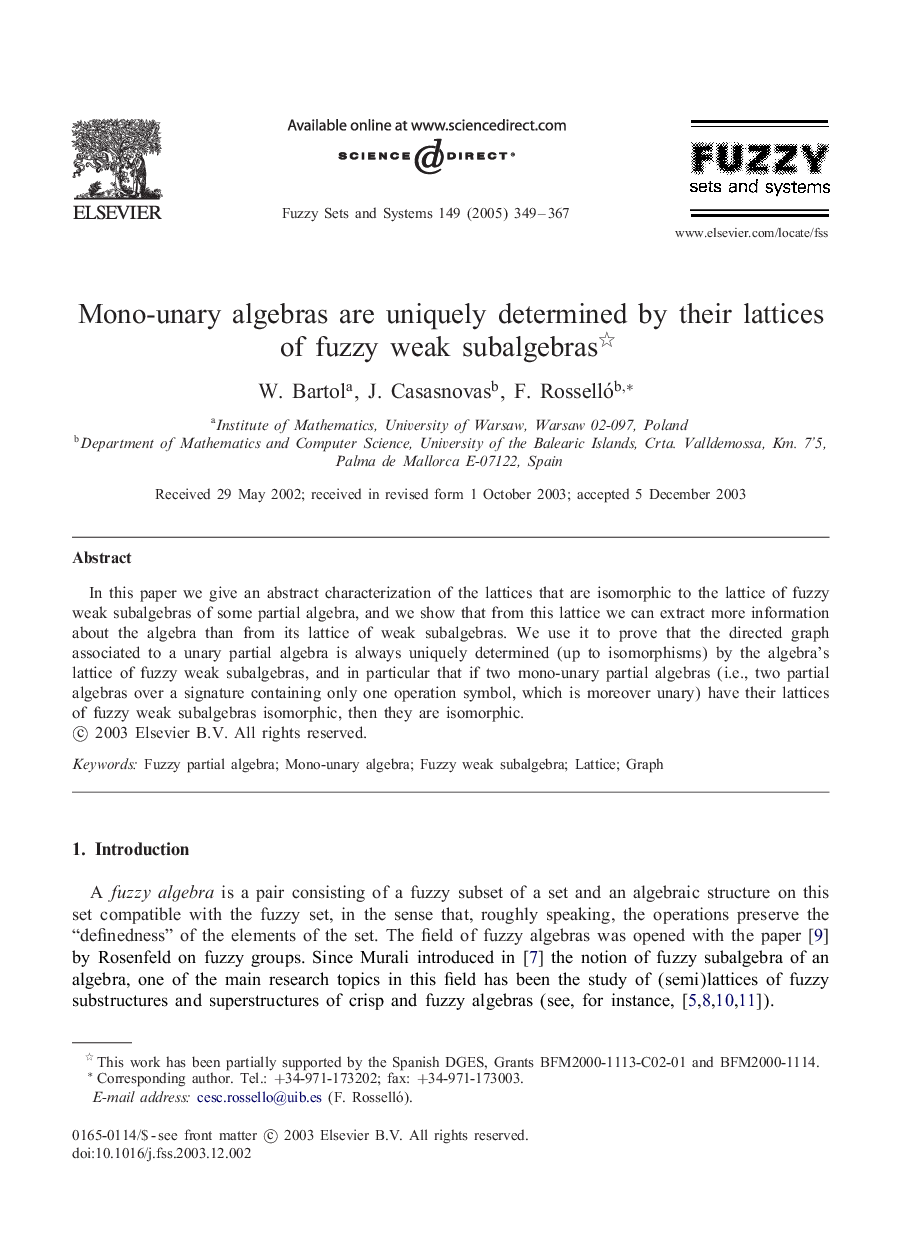 Mono-unary algebras are uniquely determined by their lattices of fuzzy weak subalgebras