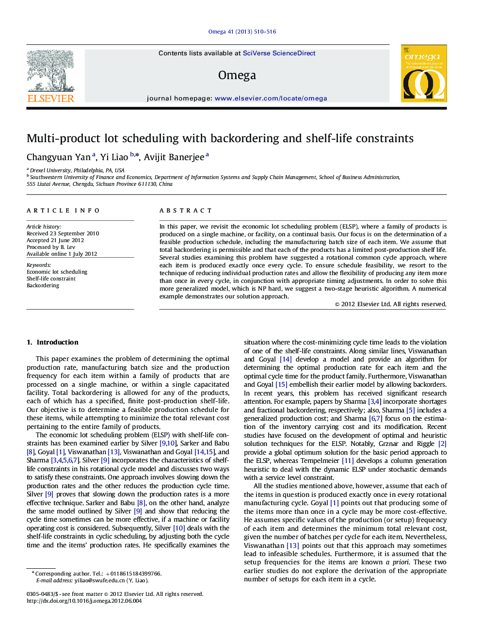 Multi-product lot scheduling with backordering and shelf-life constraints