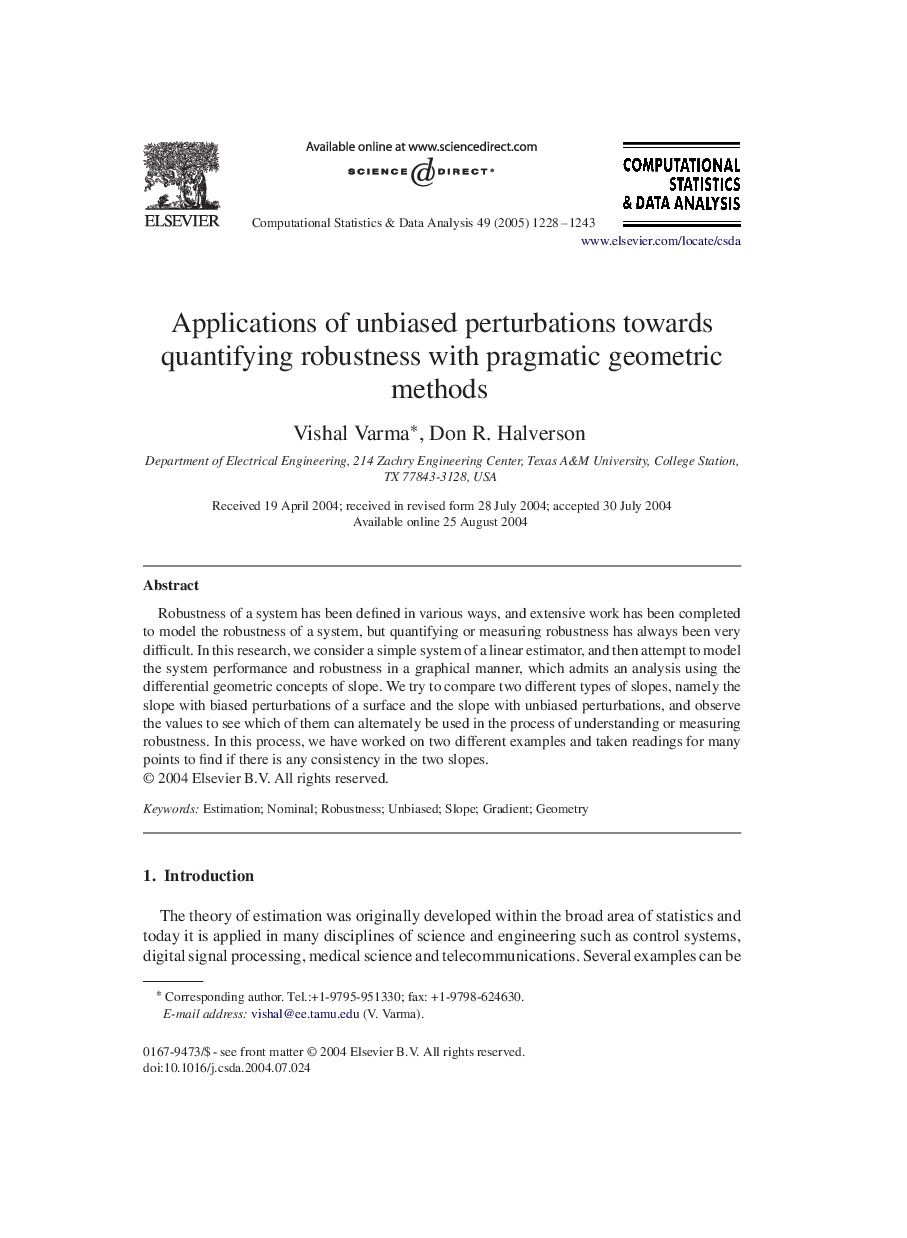 Applications of unbiased perturbations towards quantifying robustness with pragmatic geometric methods