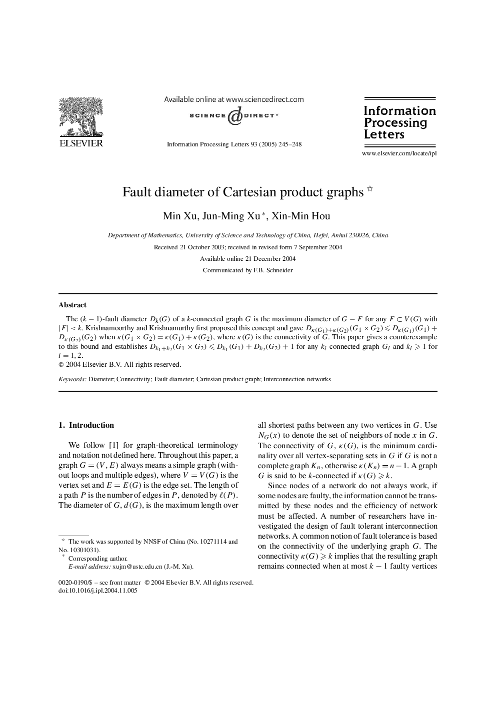 Fault diameter of Cartesian product graphs