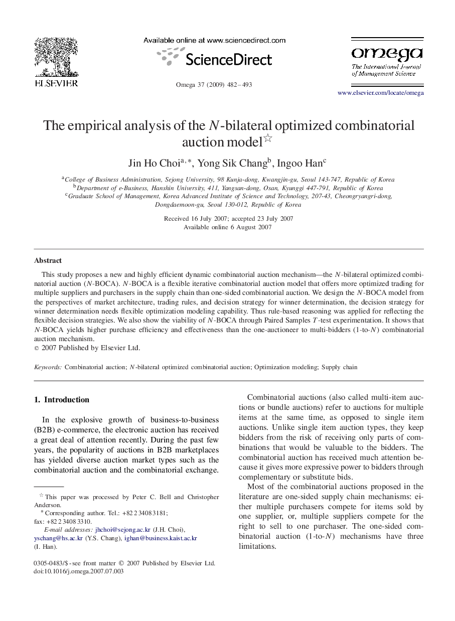 The empirical analysis of the NN-bilateral optimized combinatorial auction model 