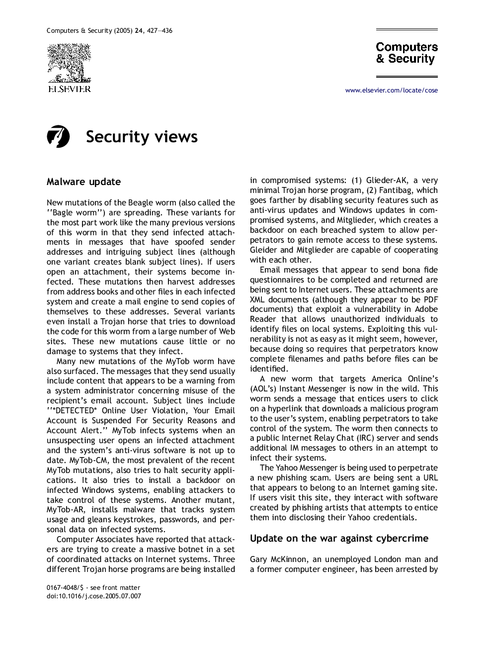 Security views