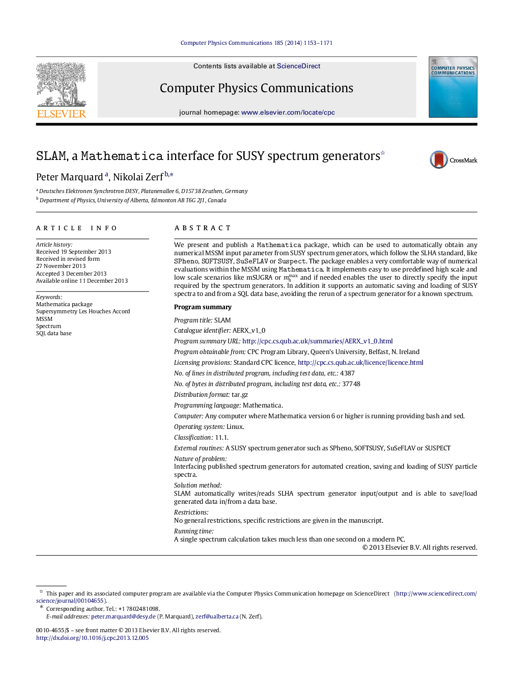 SLAM, a Mathematica interface for SUSY spectrum generators