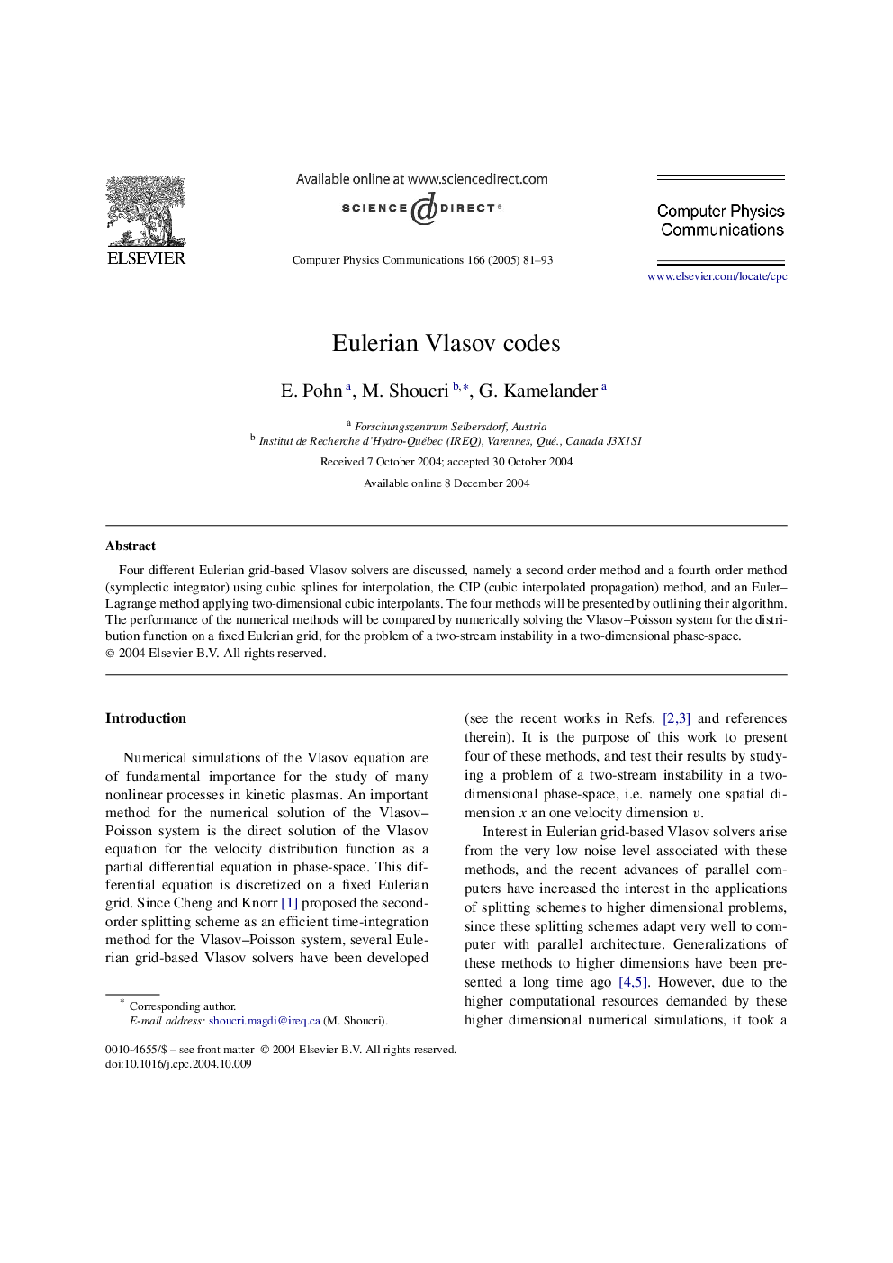 Eulerian Vlasov codes