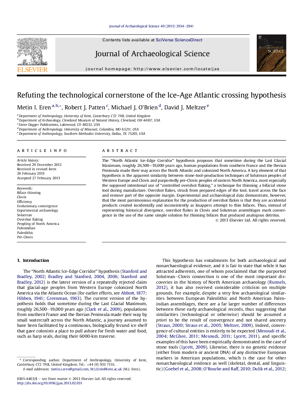 Refuting the technological cornerstone of the Ice-Age Atlantic crossing hypothesis