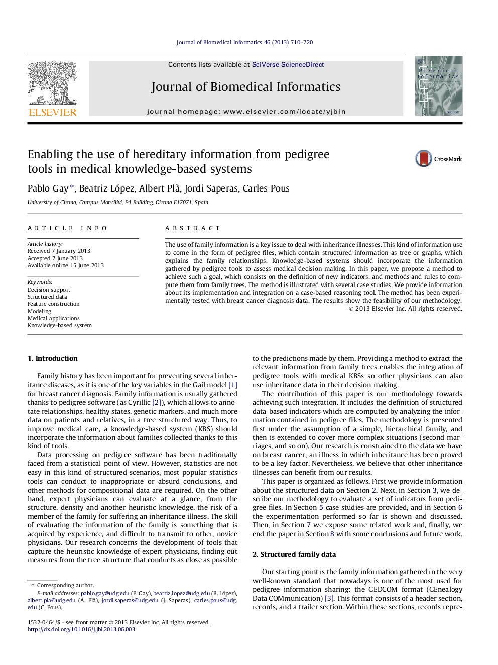 امکان استفاده از اطلاعات ارثی از ابزارهای شجره نامه در سیستم های مبتنی بر دانش پزشکی 