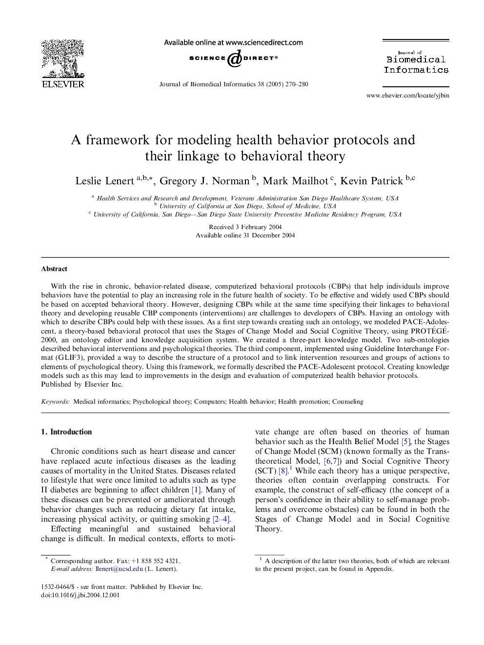 A framework for modeling health behavior protocols and their linkage to behavioral theory