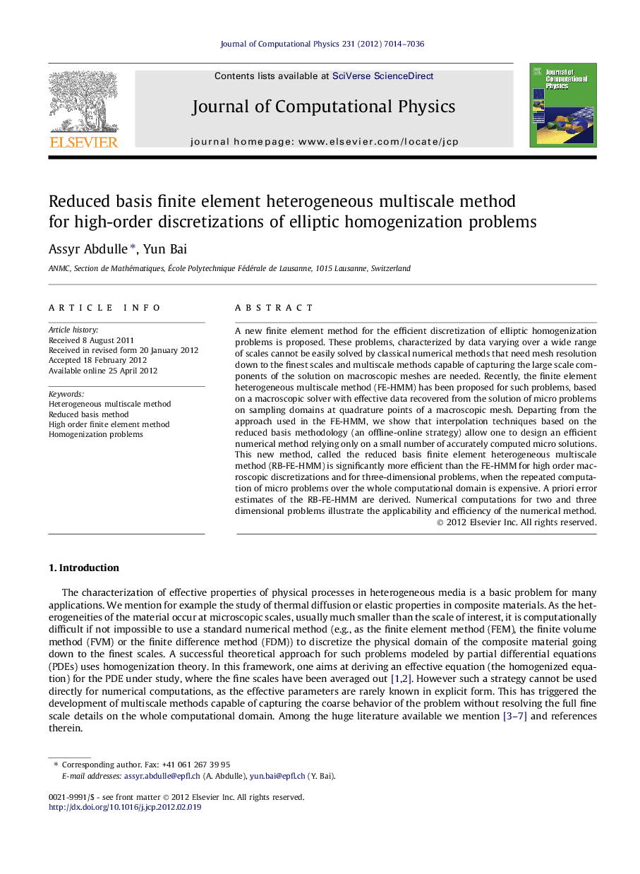 Reduced basis finite element heterogeneous multiscale method for high-order discretizations of elliptic homogenization problems