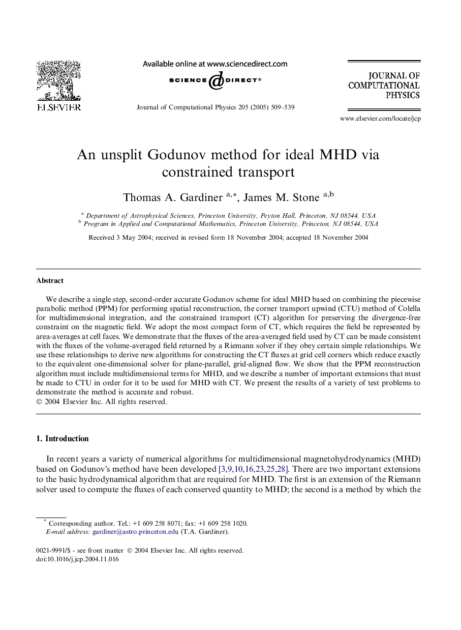 An unsplit Godunov method for ideal MHD via constrained transport