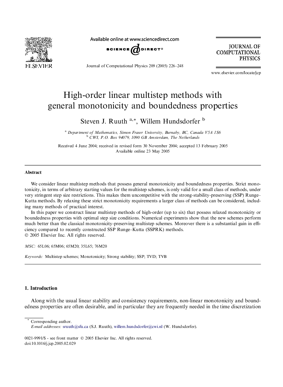 High-order linear multistep methods with general monotonicity and boundedness properties