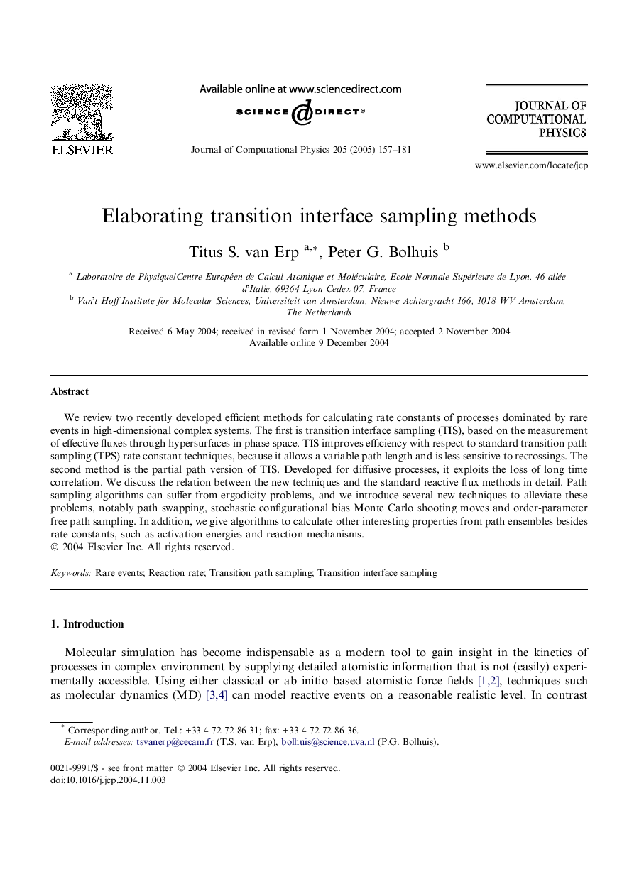 Elaborating transition interface sampling methods