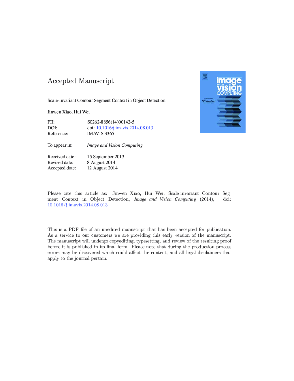 Scale-invariant contour segment context in object detection