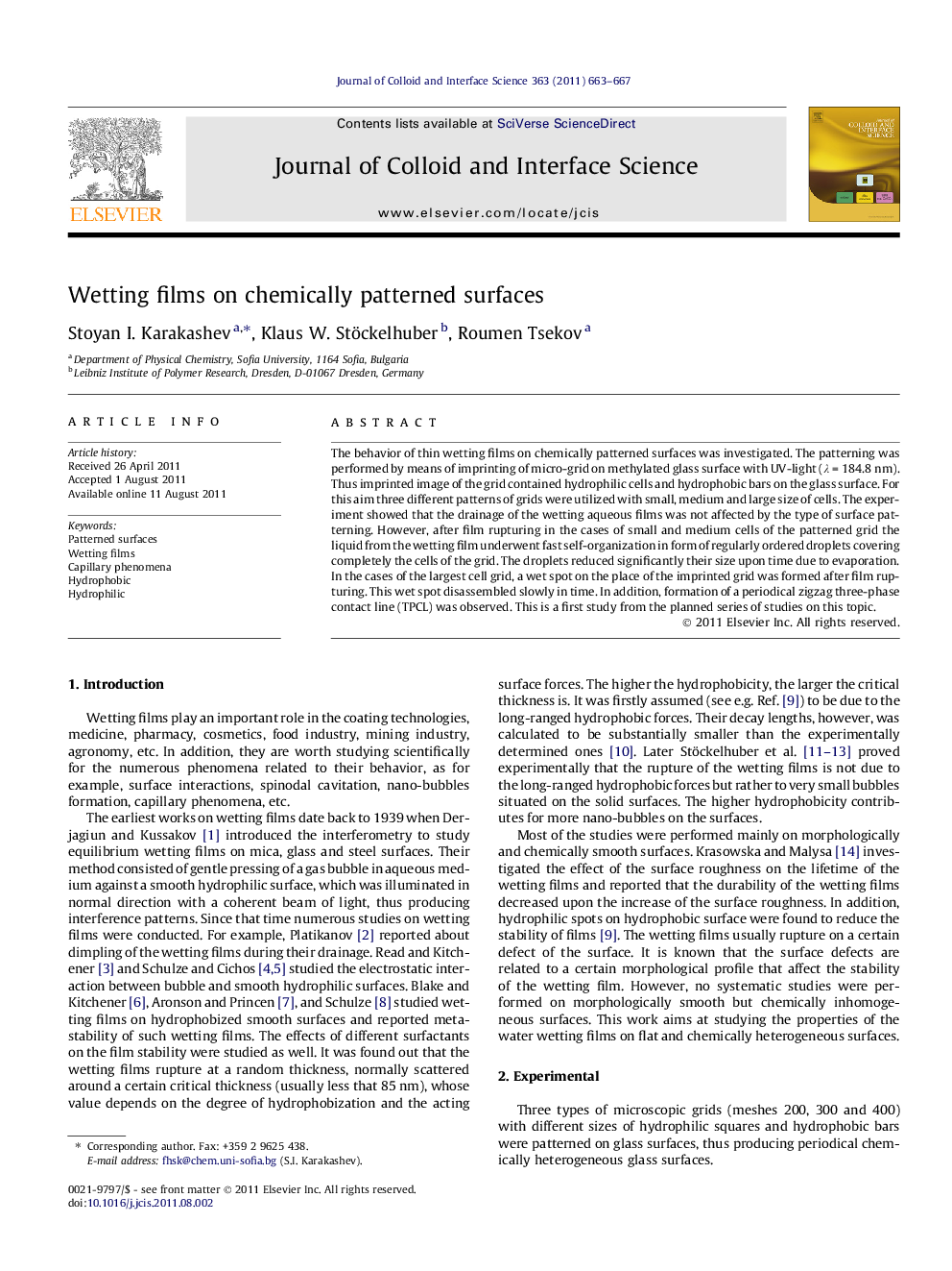 Wetting films on chemically patterned surfaces