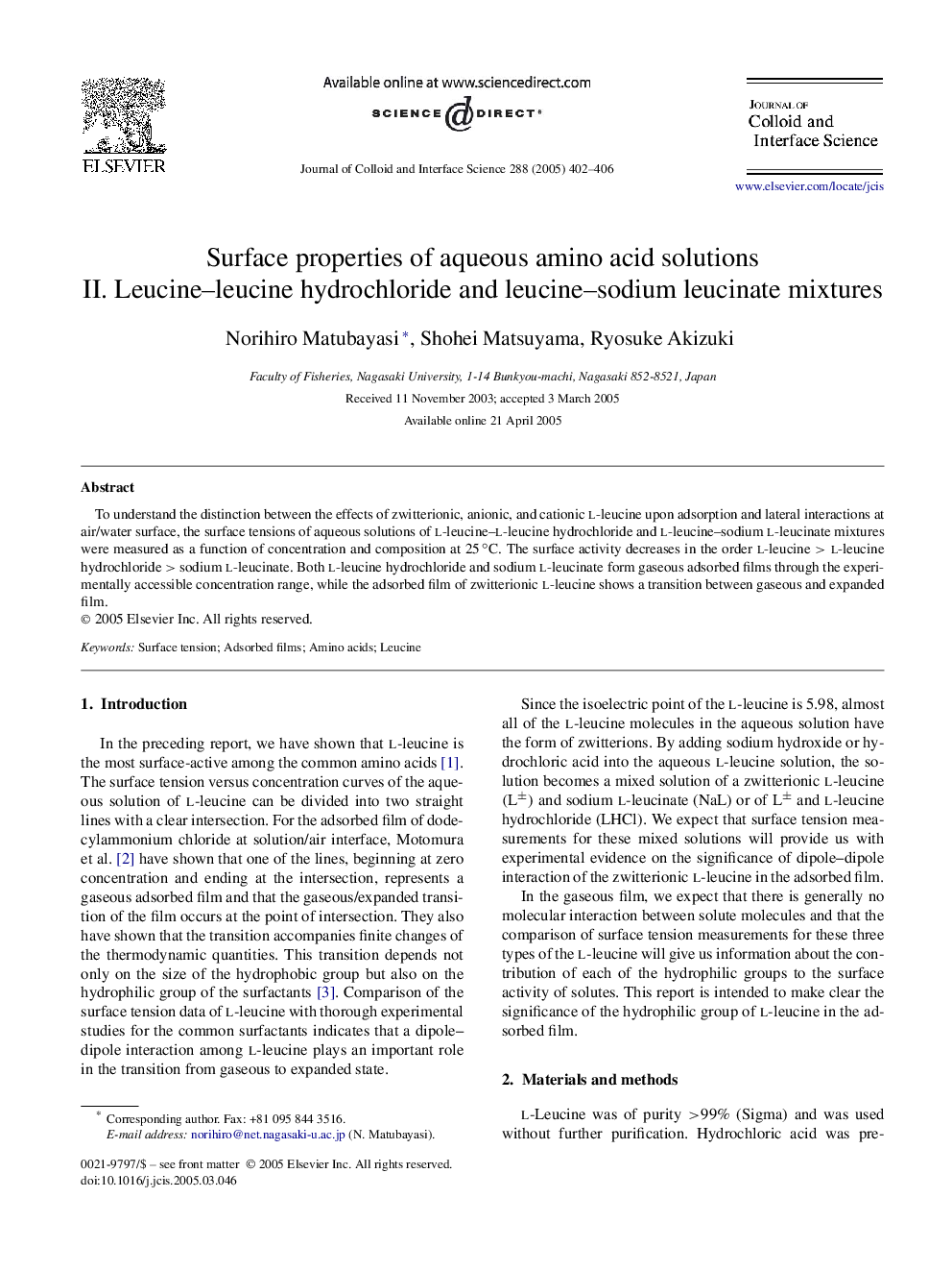 Surface properties of aqueous amino acid solutions