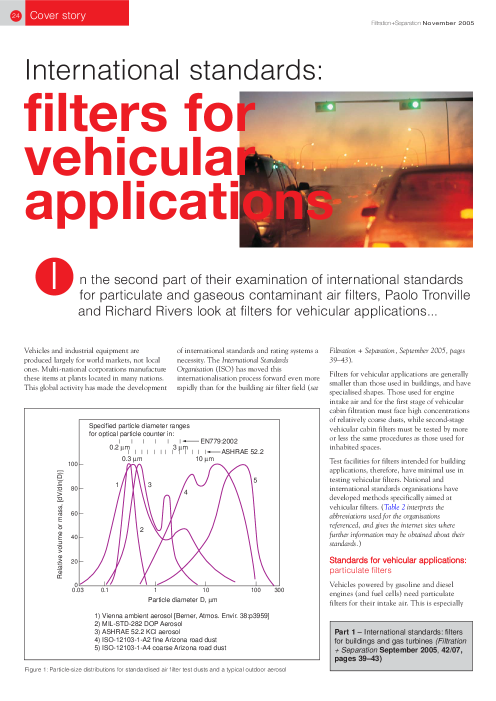 عکس صفحه اول مقاله: International standards: filters for vehicular applications International standards: filters for vehicular applications