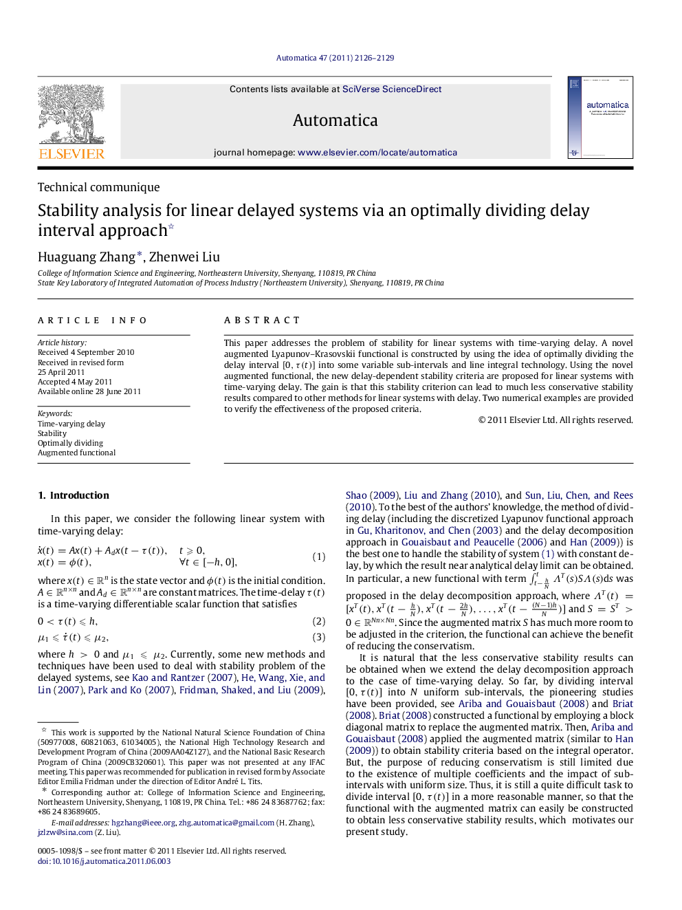 Stability analysis for linear delayed systems via an optimally dividing delay interval approach