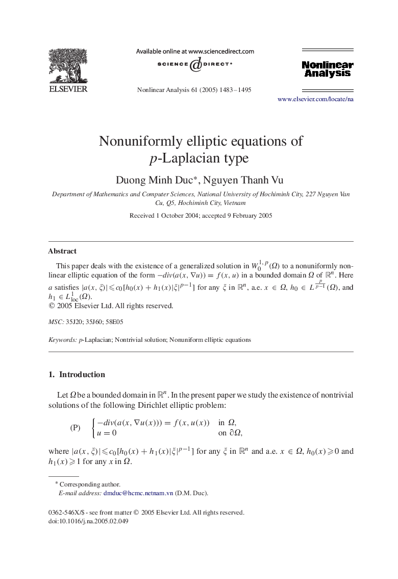 Nonuniformly elliptic equations of p-Laplacian type