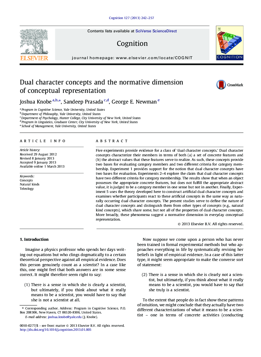 Dual character concepts and the normative dimension of conceptual representation