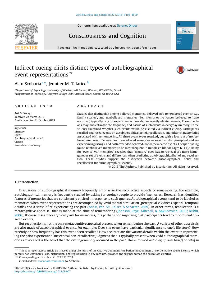 نشانه های غیرمستقیم نوع خاصی از بازنویسی رویدادهای زنده را نشان می دهد 