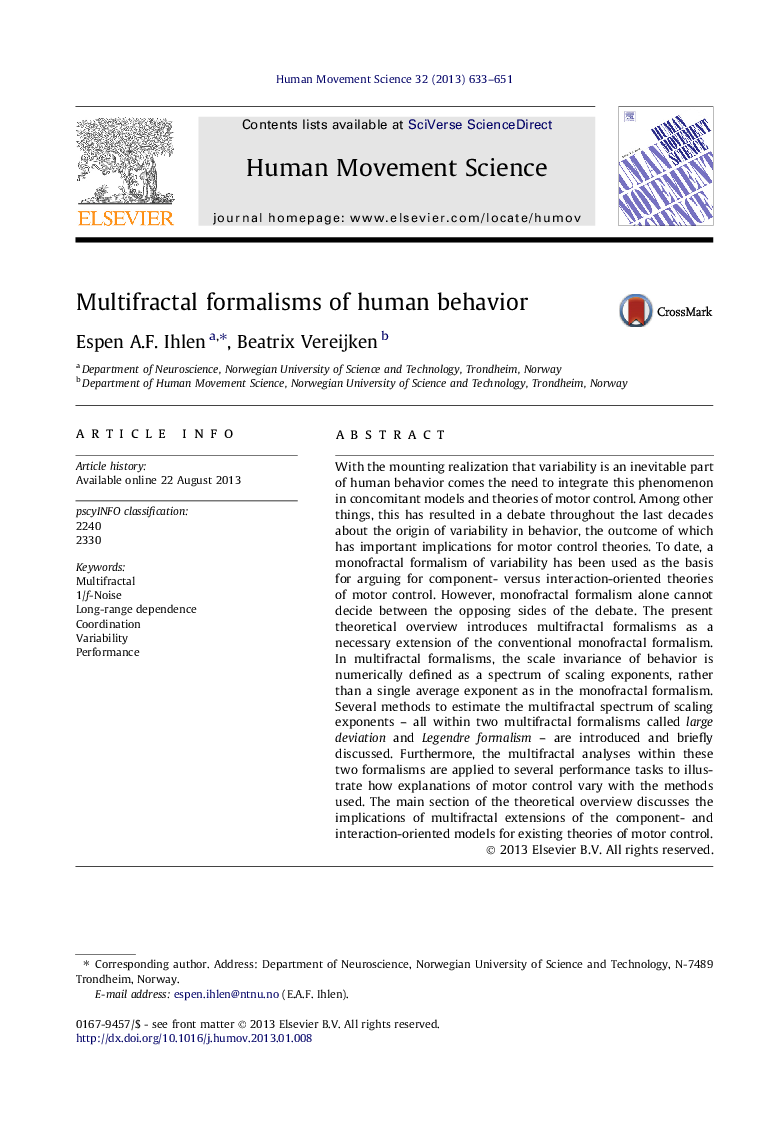 Multifractal formalisms of human behavior