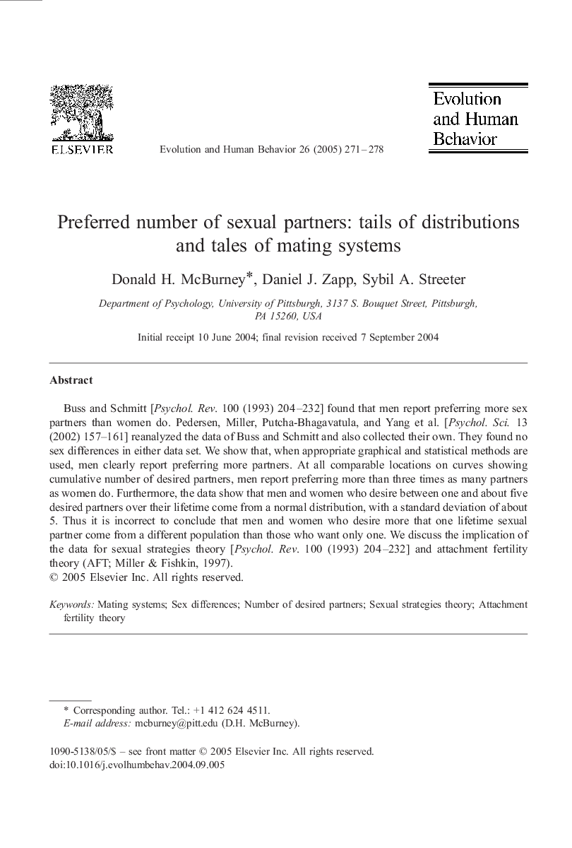 Preferred number of sexual partners: tails of distributions and tales of mating systems