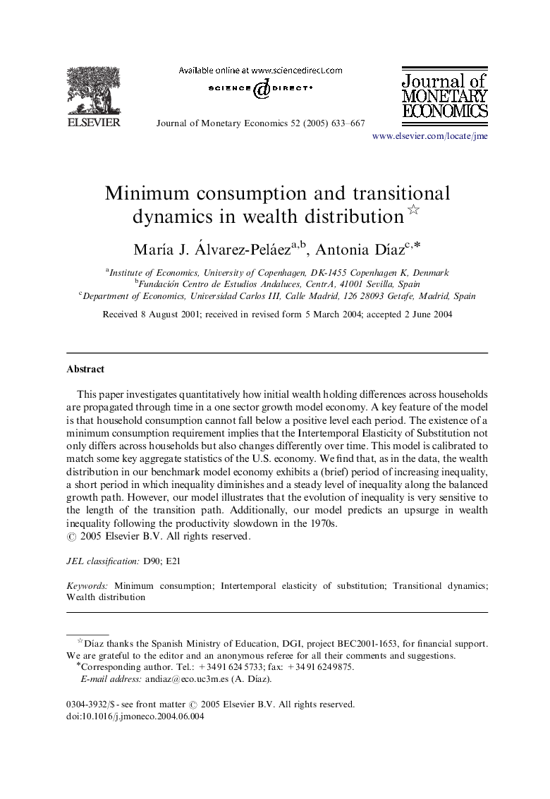 Minimum consumption and transitional dynamics in wealth distribution