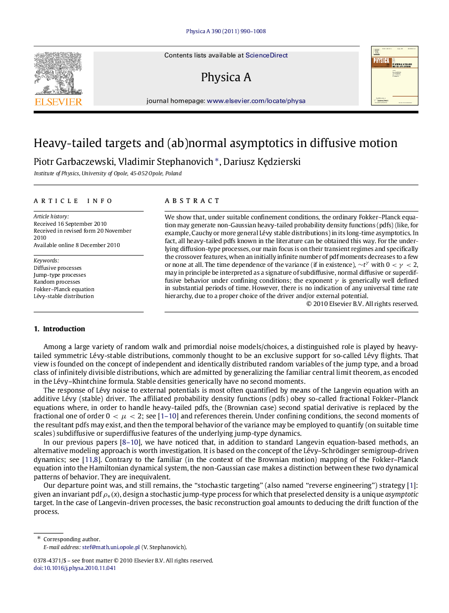 Heavy-tailed targets and (ab)normal asymptotics in diffusive motion