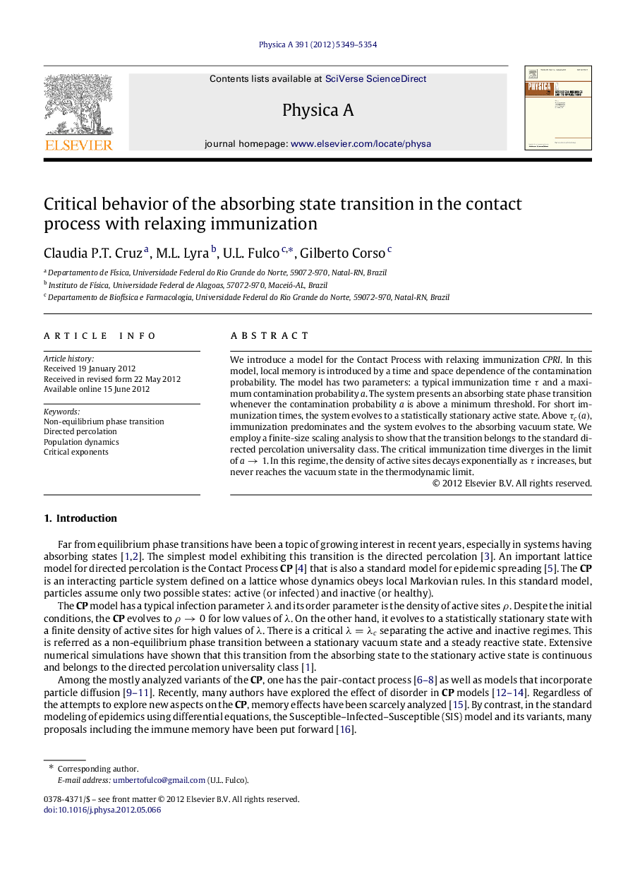 Critical behavior of the absorbing state transition in the contact process with relaxing immunization