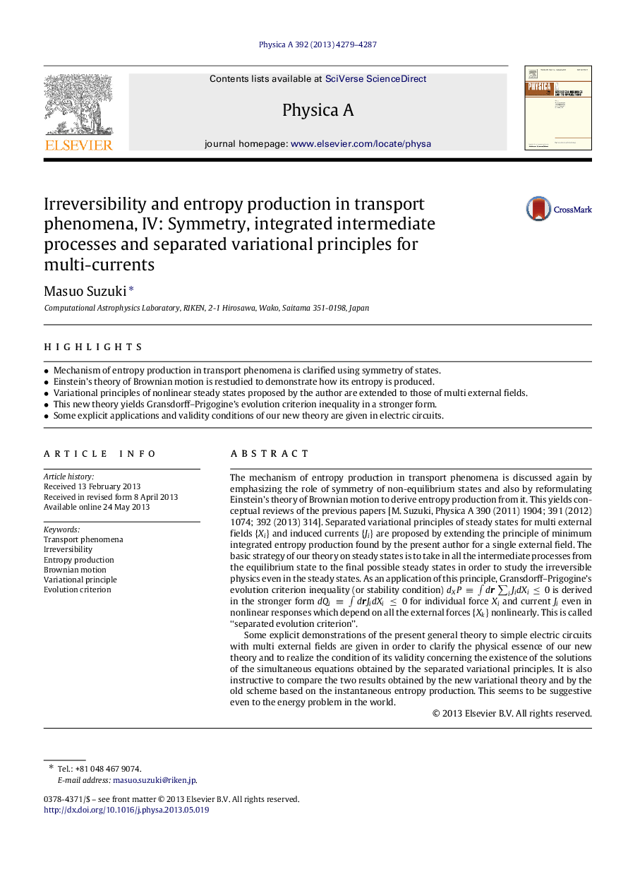 Irreversibility and entropy production in transport phenomena, IV: Symmetry, integrated intermediate processes and separated variational principles for multi-currents