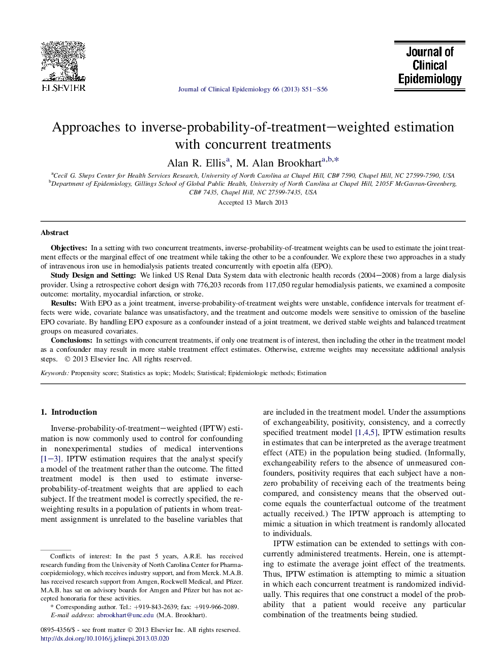 Approaches to inverse-probability-of-treatment-weighted estimation with concurrent treatments