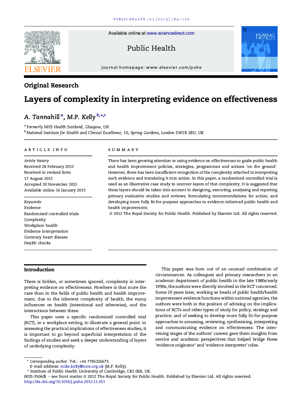 Layers of complexity in interpreting evidence on effectiveness